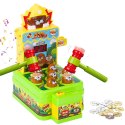 LEAN Toys Gra Zręcznościowa Interaktywna Whack-A-Mole Uderz Młotkiem Kreciki