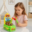 LEAN Toys Gra Zręcznościowa Interaktywna Whack-A-Mole Uderz Młotkiem Kreciki