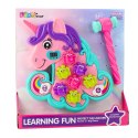LEAN Toys Gra Zręcznościowa Whac A Mole Jednorożec Kolorowy Światła Dźwięki