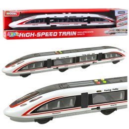 LEAN Toys Pociąg Pasażerski Pośpieszny Otwierane Drzwi Światła Dźwięki