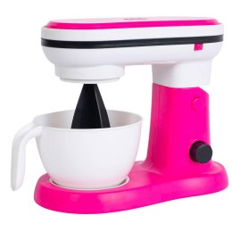 LEAN Toys Robot Kuchenny Blender Zabawkowy Dla Dzieci Akcesoria Owoce Różowy