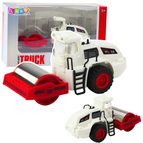 LEAN Toys Walec Drogowy Budowlany Metalowy Obrotowy Walec Światła Dźwięki