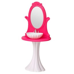 LEAN Toys Zestaw Łazienkowy Dla Lalek Wanna Toaleta Umywalka Z Lustrem