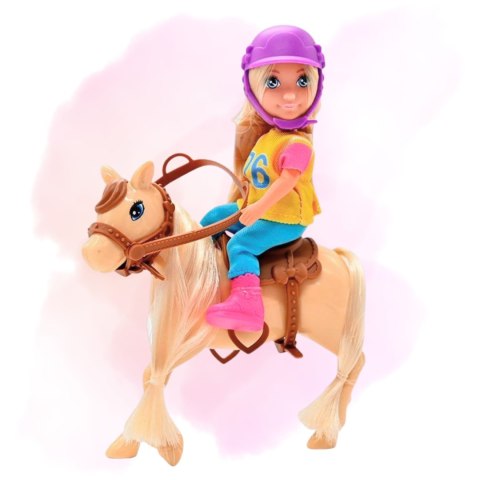 WOOPIE ROYAL Zestaw Laleczka Jeździec z Koniem
