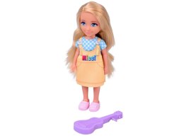 Ankiki Lalka z gitarą - urocza mała muzykalna laleczka 14 cm ZA6008