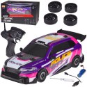 Auto do driftu zdalnie sterowane PODŚWIETLENIE wymienne opony 4WD RC0744