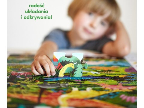 CzuCzu Obserwacyjne puzzle Dinozaury 60 elementów plakat edukacyjny ZA5559