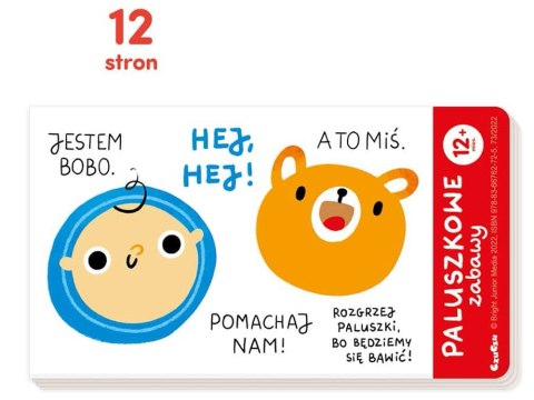 CzuCzu Paluszkowe zabawy książeczka 12m+ ZA4590