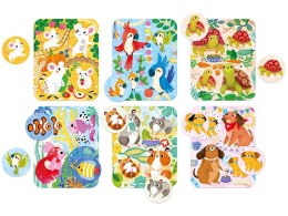 CzuCzu Puzzle Myszka i Przyjaciele - Układanka i memorki 2+ ZA5663