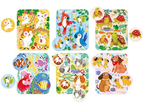 CzuCzu Puzzle Myszka i Przyjaciele - Układanka i memorki 2+ ZA5663