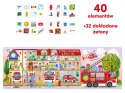 CzuCzu Puzzle Tak działa Straż pożarna 40 ele + plakat edukacyjny ZA5626