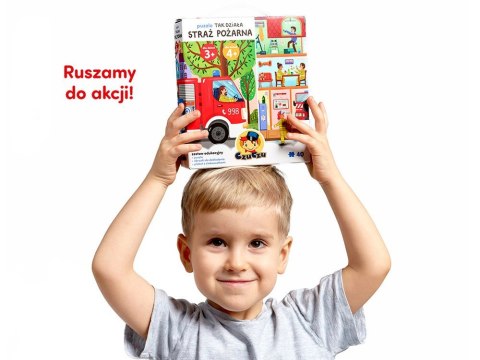 CzuCzu Puzzle Tak działa Straż pożarna 40 ele + plakat edukacyjny ZA5626