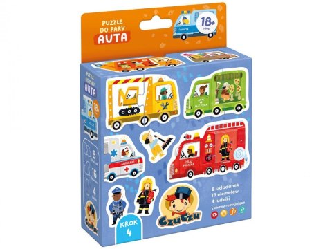 CzuCzu Puzzle do pary 18m+ AUTA ZA5661