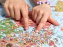 CzuCzu Puzzle odkrywcy Mapa świata 300 ele + plakat edukacyjny ZA5627