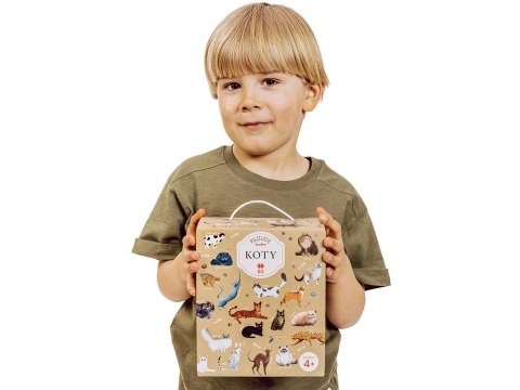 CzuCzu Puzzlove Duże puzzle KOTY 60 elementów ZA5618