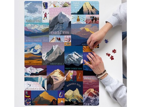 CzuCzu Puzzlove Puzzle Góry 8000 m n.p.m. 1000 elementów ZA5623