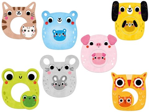 Czuczu Moje puzzle z dziurką 12m+ ZWIERZĄTKA ZA5660