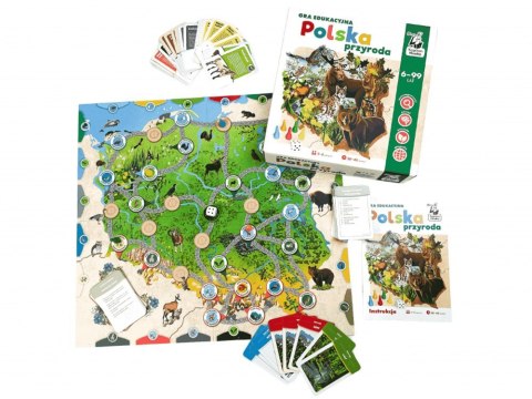 Kapitan Nauka Gra edukacyjna Polska przyroda - nauka przyrody dla całej rodziny GR0708