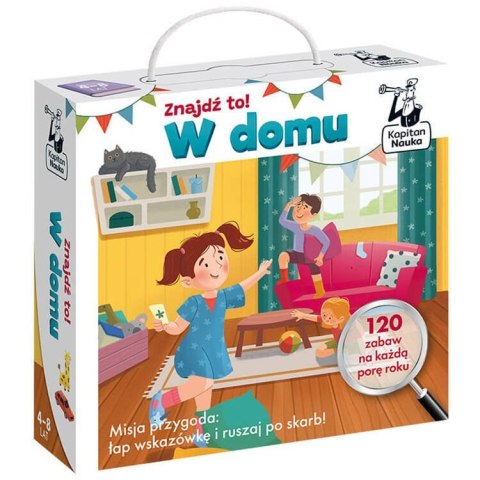 Kapitan Nauka Gra rodzinna Znajdź to! W domu 120 zabaw KS0887