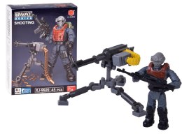 Klocki policjant SWAT ruchoma figurka żołnierzyk model do złożenia ZA5724