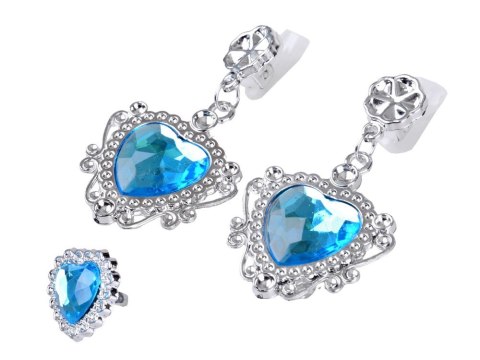 Kostium dla księżniczki "KRÓLOWA LODU" - peleryna i zestaw biżuterii ZA6028