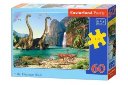 Puzzle 60 el. In the Dinosaurs World - dinozaury