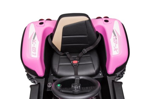 LEAN CARS Traktor Na Akumulator BLT-206 Różowy