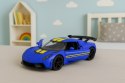 LEAN TOYS Samochód Wyścigowy Sportowy Metalowy Napęd Otwierane Drzwi Niebieski 1:32