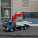 LEAN Toys Ciężarówka Laweta Z Holownikiem Metalowa Kabina Światła Dźwięki