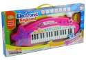 LEAN Toys Keyboard Organki 37 Klawiszy MP3 Mikrofon Różowe
