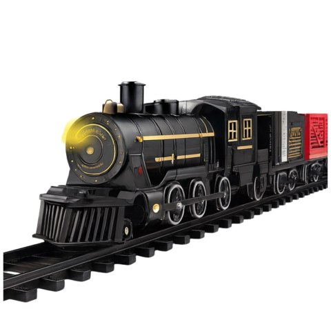 LEAN Toys Kolejka Elektryczna Pociąg Lokomotywa Wagony Tory Światła Dźwięki