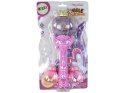 LEAN Toys Różdżka Bańki Mydlane Światła Dźwięki Różowa