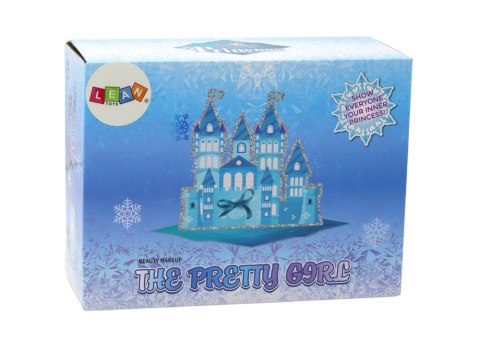 LEAN Toys Zestaw Kosmetyków w Kuferku Do Makijażu Paznokci Korona Niebieski