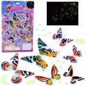 Magiczne Fluorescencyjne Motyle i Gwiazdki - Świecące Naklejki ZA5681