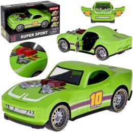 Sportowe autko rajdowe wyścigówka efekty świetlne dźwiękowe napęd ZA5846