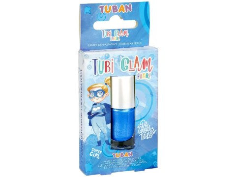 Tuban Tubi Glam lakier do paznokci dla dzieci niebieski perłowy 5ml ZA5648