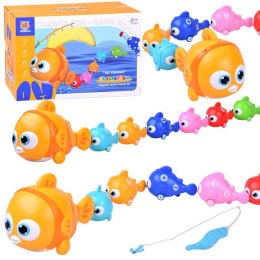 Zestaw Interaktywna RODZINA RYBEK + wędka i łowienie na magnes ZA6016