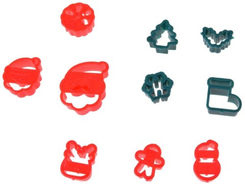 Zestaw Masa plastyczna + foremki tematyczne Święta Bożego Narodzenia ZA5764