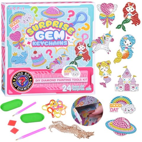 Zrób to sam DIY Bajkowa wyklejanka - HAFT diamentowy - breloczki ZA6019