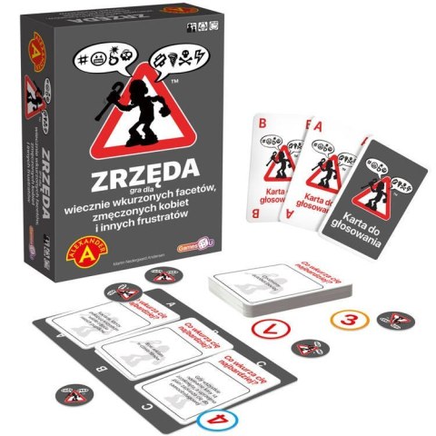 Alexander Zabawna gra towarzyska ZRZĘDA - karty pytania GR0653