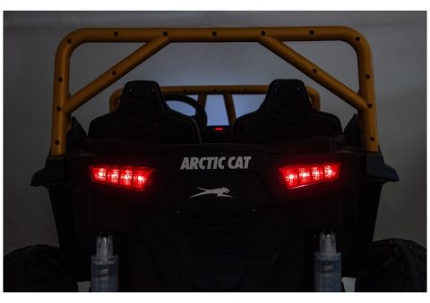 LEAN CARS Pojazd na akumulator Buggy Arctic Cat WILDCAT XX 24V14AH Złoty