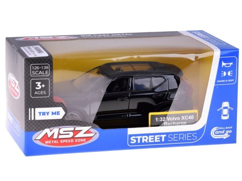 Auto metalowe model Volvo XC40 Recharge skala 1:32 dźwięki światło ZA4614