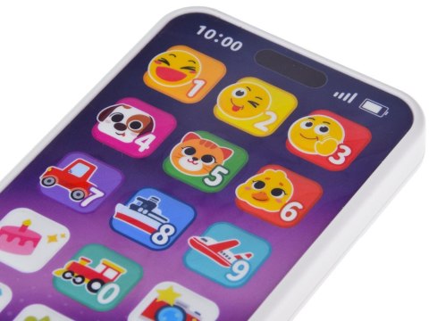 Interaktywny telefon SMARTPHONE dla malucha z muzyką i dźwiękami ZA5872