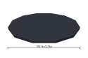 Pokrywa 370cm na Basen stelażowy i panelowy 360-366cm/12FT BESTWAY