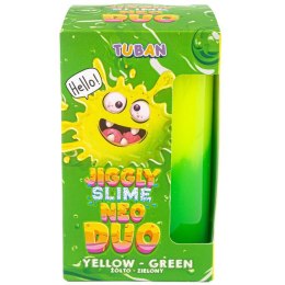 Tuban Jiggly Slime Neo Duo dwukolorowy żółto-zielony 430g ZA5650
