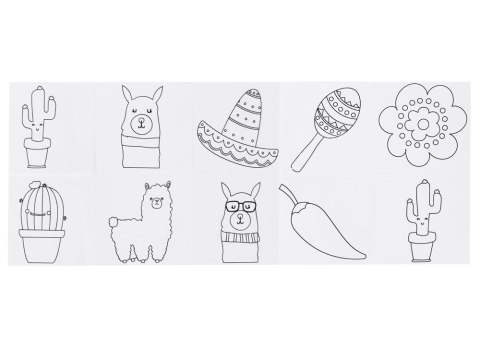 Tuban zestaw kreatywny Tubi Jelly Lama 6 kolorów żelowe figurki 3d ZA4982