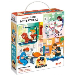 CzuCzu Puzzle Co robi Weterynarz 60 elementów 4+ ZA6101