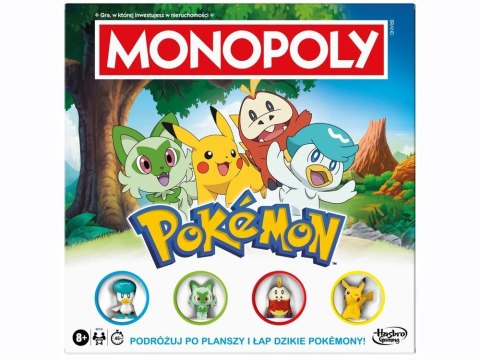 Hasbro Planszowa gra Monopoly: Pokemon - 4 figurki pionki GR0785