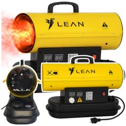 LEAN Nagrzewnica Spalinowa Olejowa 20KW Wyświetlacz LCD Termostat