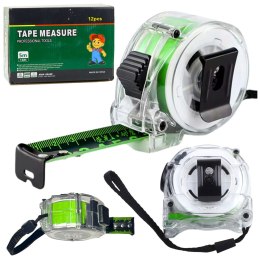 LEAN Taśma Miernicza Fluorescencyjna Miarka Zwijana 5m 25mm